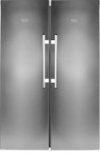 Hotpoint Side by Side Set DUALLINE K001580 Edelstahl, A++, 185,5 cm hoch, NoFrost
