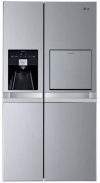 LG GSP545PVYV Side by Side Kühl-Gefrier-Kombination (A+, 362 L Kühlen, 178 L Gefrieren, NoFrost, Eis-und Wasserspender) grau - 1