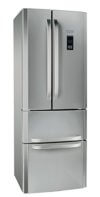 Hotpoint E4DG AAA X MTZ Side-by-Side / 195.5 cm Höhe / 278 kWh/ 298.0 Liter Kühlteil / 87.0 Liter Gefrierteil / Multi-Temperatur-zone / edelstahl -
